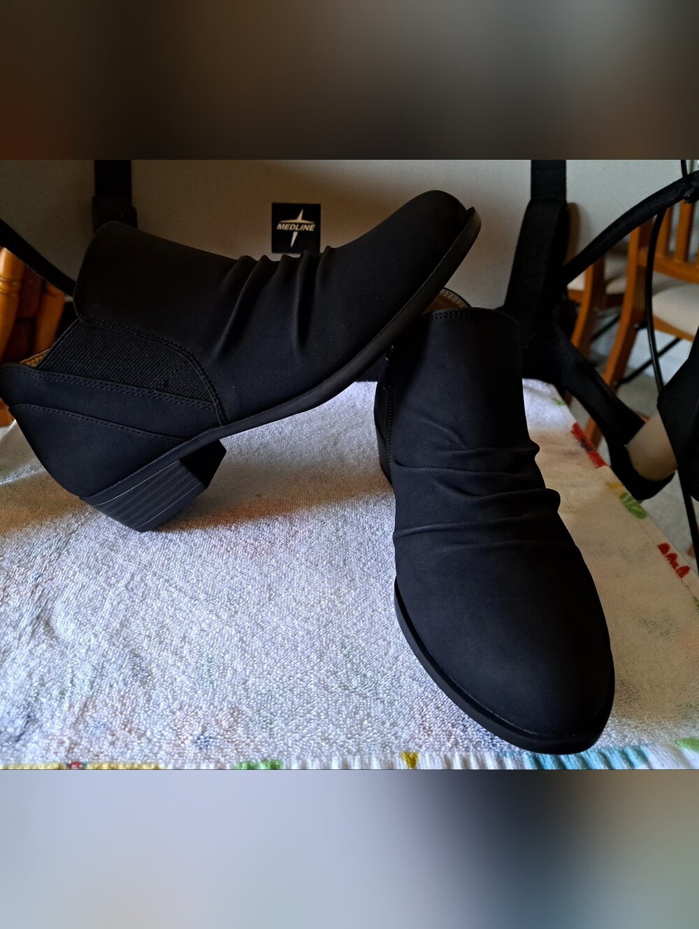 LIFESTRIDE aurora BOOTS size 8W brand new/box BLACK soft system SHOCK ABSORTION